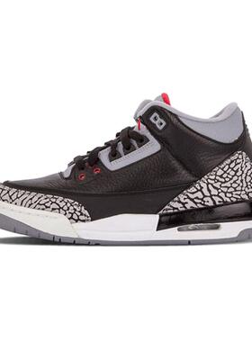 Jordan Air Jordan 3 Retro Black Cement 2018 高帮 复古篮
