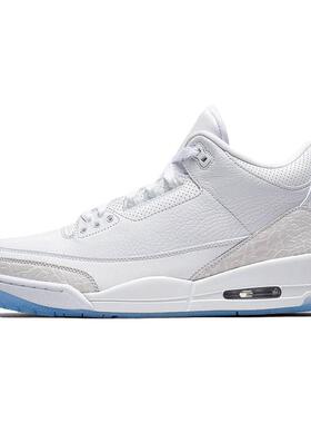 Jordan Air Jordan 1 Low 低帮 复古篮球鞋 GS 白灰色