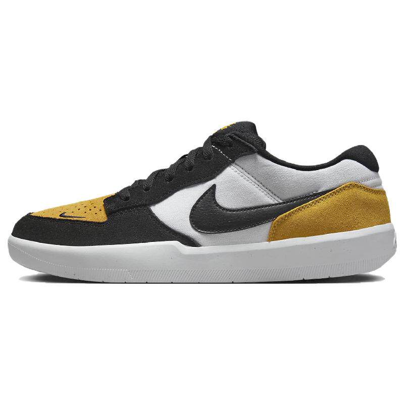 Nike SB Force 58 低帮 板鞋 男女同款 黑白橙