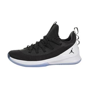 Jordan Ultra Fly 2 low 耐磨 低帮 复古篮球鞋 男款 黑白