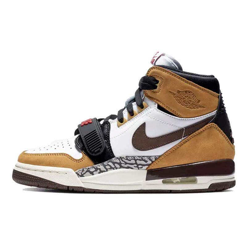 Jordan Legacy 312 三合一 新秀 中帮 复古篮球鞋 GS 小麦黄