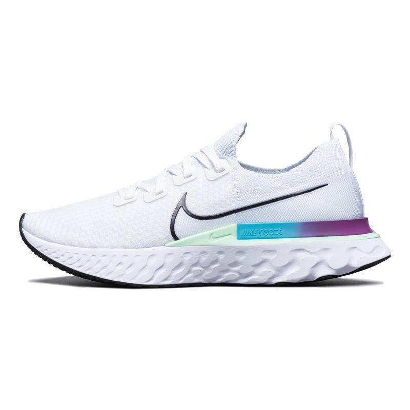 Nike React Infinity Run Flyknit 缓震专业跑步鞋 白蓝紫#送