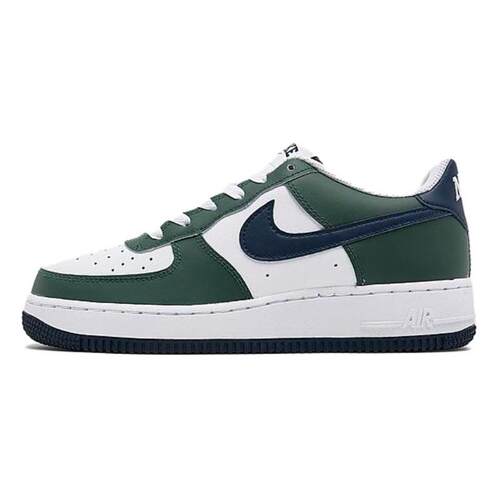 Nike Air Force 1 皮革 舒适休闲 防滑减震 低帮 儿童板鞋 白