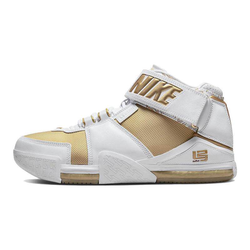Nike Lebron 2 "Maccabi" 詹姆斯2 魔术贴 圆头系带 中帮 实