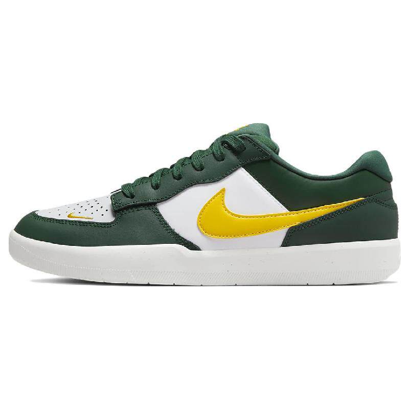 Nike SB Force 58 prm l 耐磨防滑 低帮 板鞋 男女同款 白绿