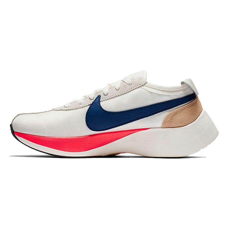 Nike Moon Racer 复古拼接 低帮 跑步鞋 男女同款 蓝红