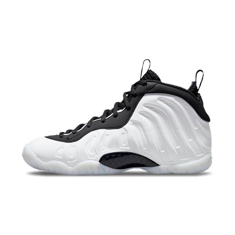 Nike Foamposite One Home 喷泡 高帮 复古篮球鞋 GS 白黑