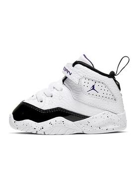 【TD婴童】Air Jordan B'Loyal 防滑中帮复古篮球鞋 白黑