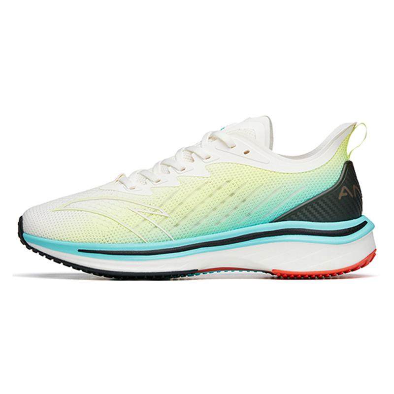 Anta安踏 狂潮2 耐磨透气 低帮 篮球鞋 大童 绿粉