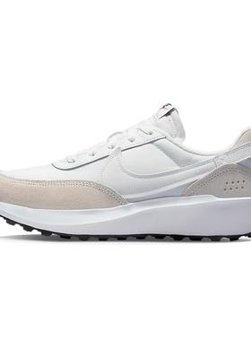 Nike Waffle Debut 运动舒适 低帮 生活休闲鞋 女款 白灰色