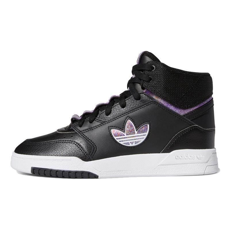 adidas originals Drop Step XL 女款 黑白紫