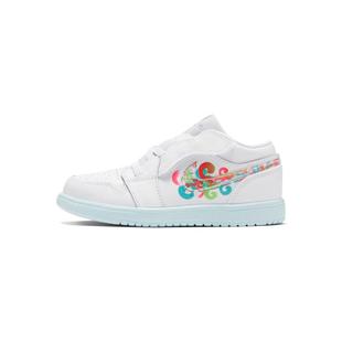 【TD婴童】Air Jordan 1 Low Alt 彩云 低帮篮球鞋 白