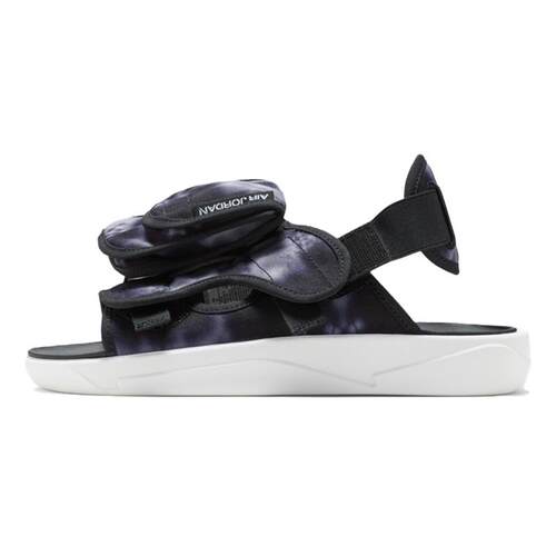 Air Jordan LS Slide 口袋 简约一字型运动拖鞋 黑棕