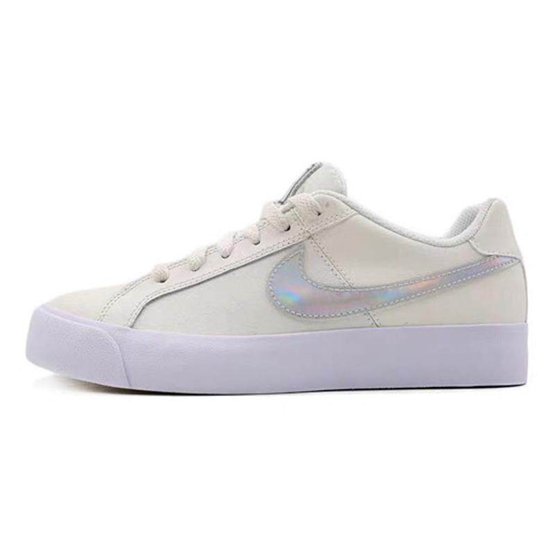 Nike Court Royale AC 米白 女款 反光Logo