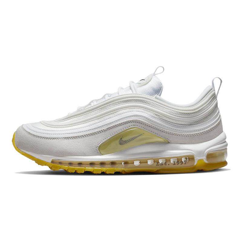 Nike Air Max 97 复古 低帮 跑步鞋 男款 白色