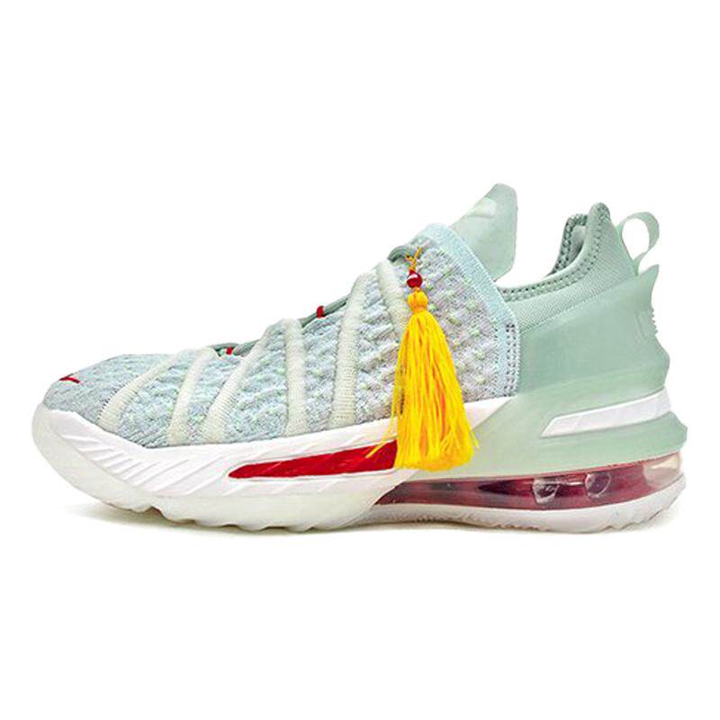 Nike Lebron 18 Empire Jade 紫禁重器 实战 中帮 篮球鞋 大