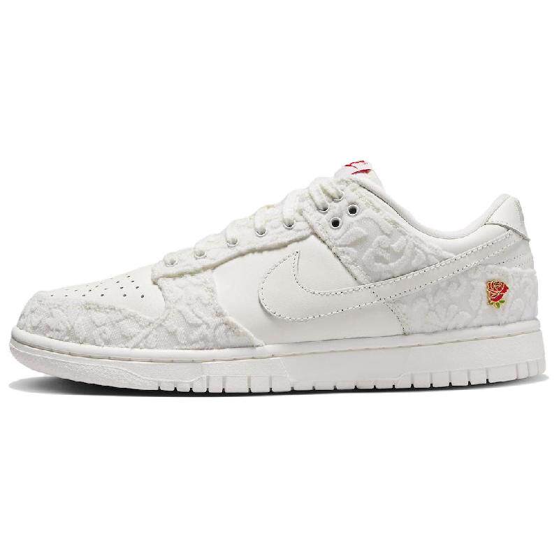 Nike Dunk Give Her Flowers 防滑 低帮 板鞋 女款 白色