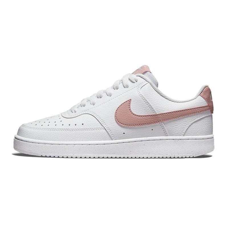 Nike Court Vision Low 舒适百搭 低帮 板鞋 女款 白粉色