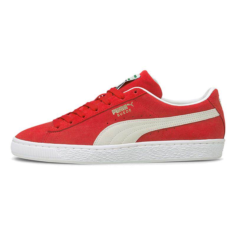 PUMA Suede Classic Xxi 防滑轻便 低帮 板鞋 男女同款 红白