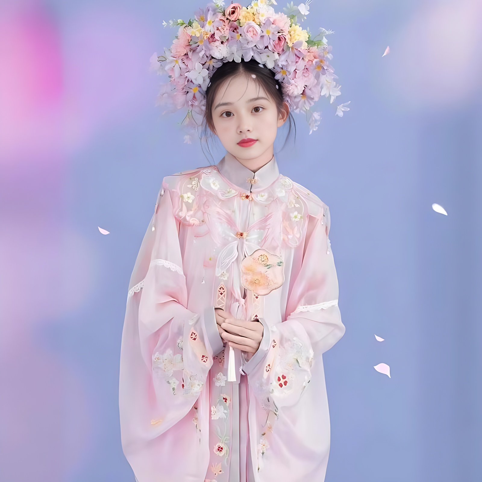 【央妈推荐】亲子装簪花纯棉内衬