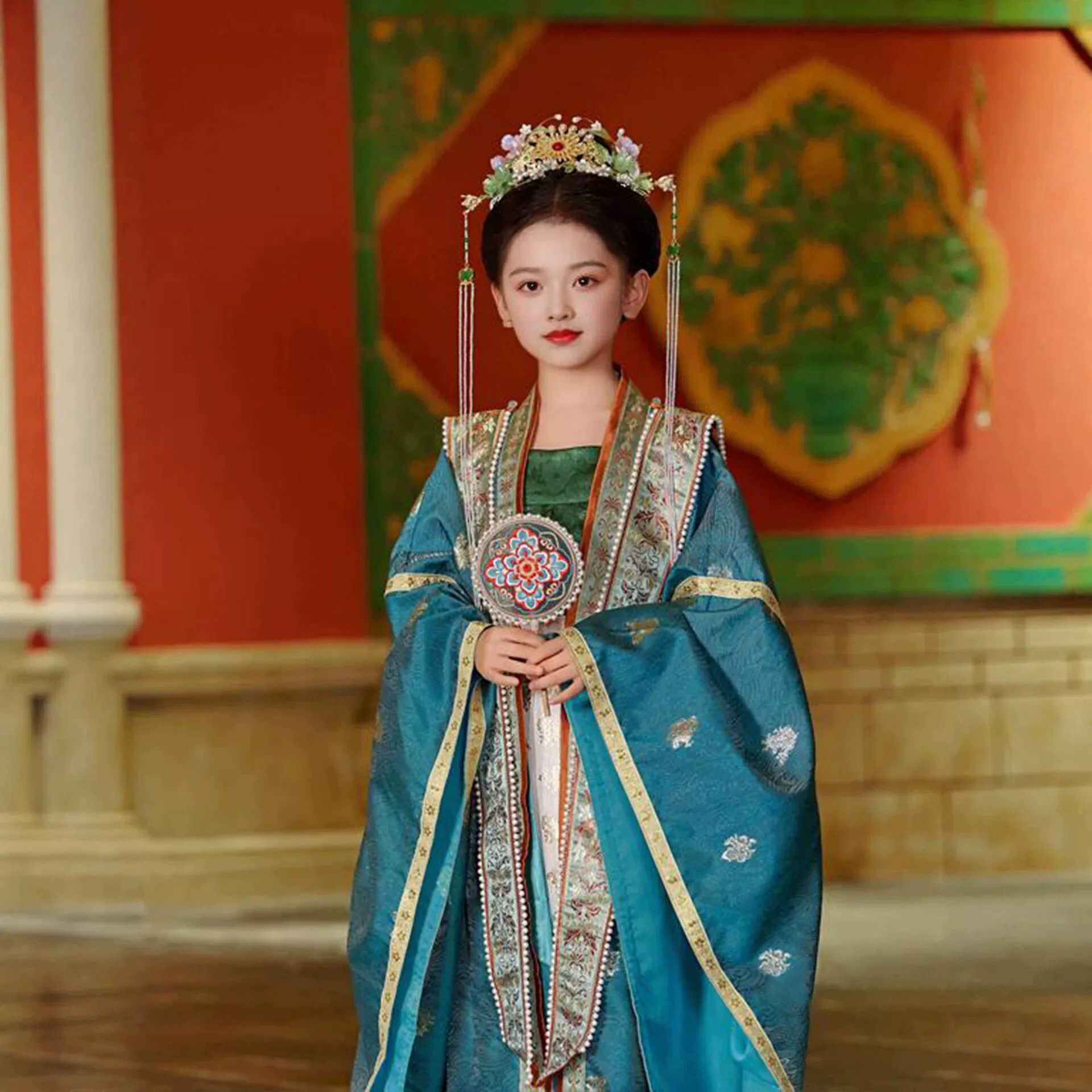 女童汉服儒裙中式改良四季款