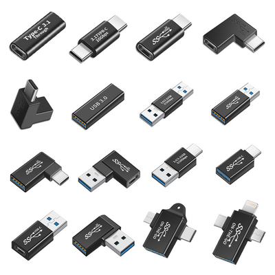 TypeC多功能转接头OTG充电铝壳