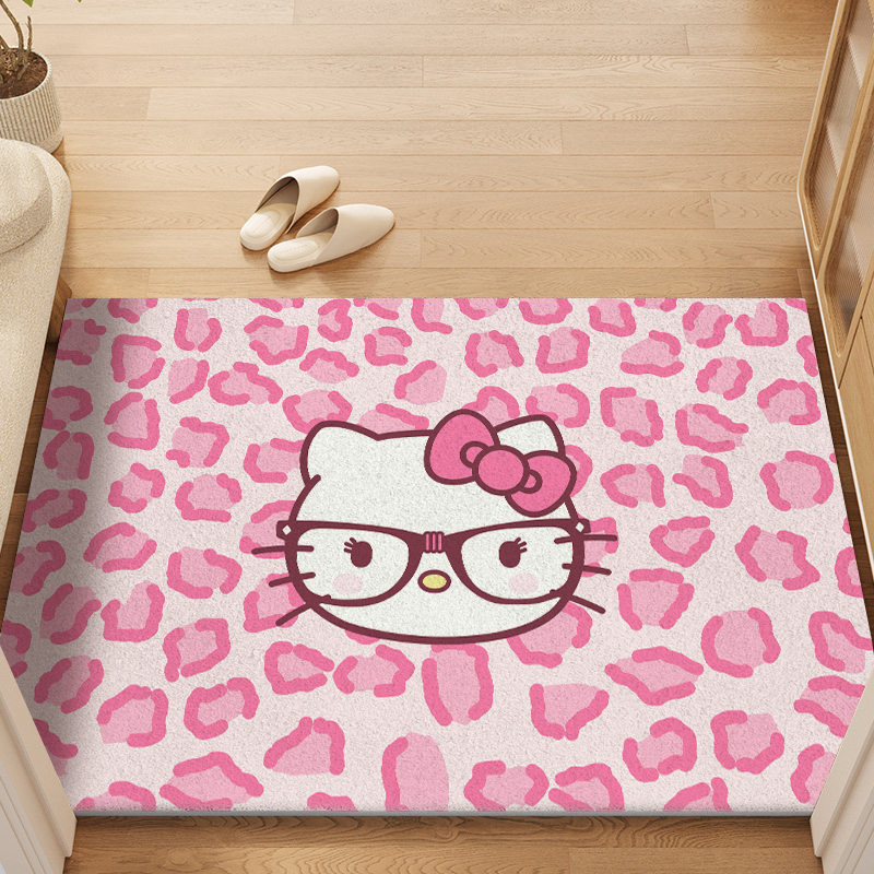hellokitty丝圈地垫入户门防滑耐脏客厅室内外门口家用进门脚垫子