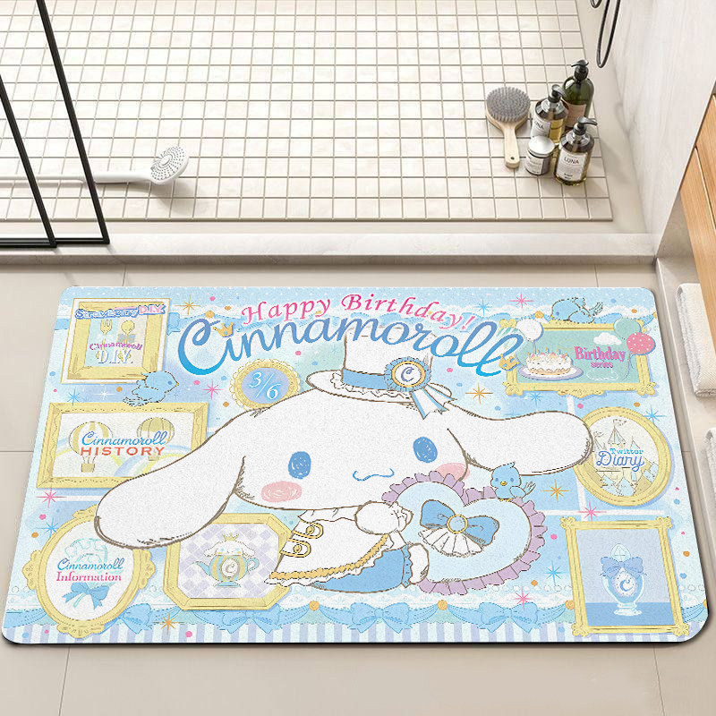 浴室门口地垫玉桂狗硅藻泥吸水防滑卫生间厕所脚垫洗手间家用垫子,居家布艺,家用脚垫,淘宝优惠券,粉丝福利购,淘宝优惠卷