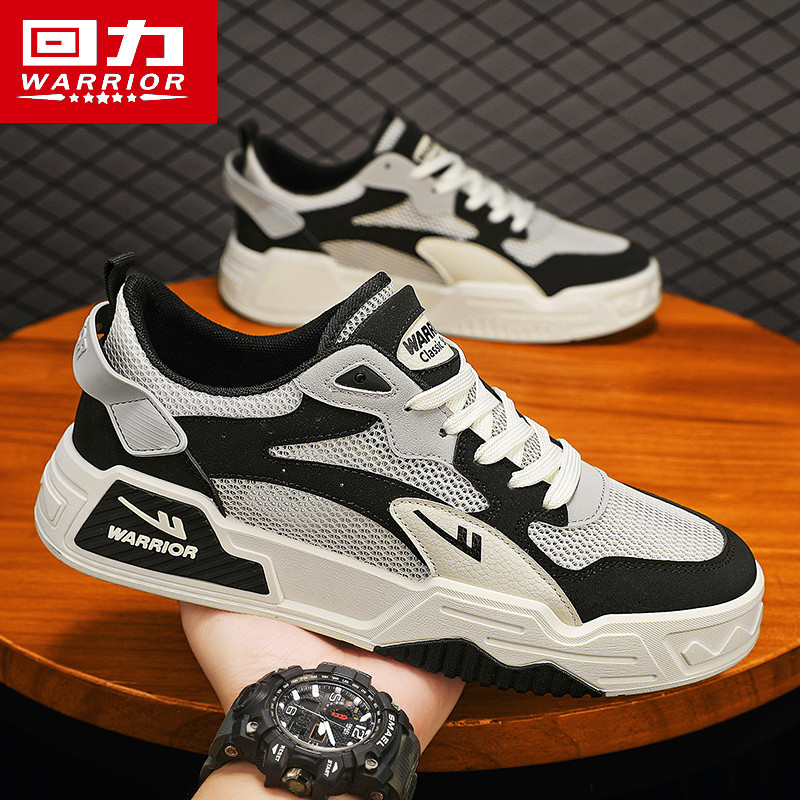 回力男鞋夏季透气网面网鞋学生潮牌百搭休闲运动增高黑白熊猫板鞋,流行男鞋,休闲板鞋,淘宝优惠券,粉丝福利购,淘宝优惠卷