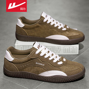 青少年轻便运动软底赛车鞋 透气复古百搭休闲板鞋 男秋季 回力德训鞋