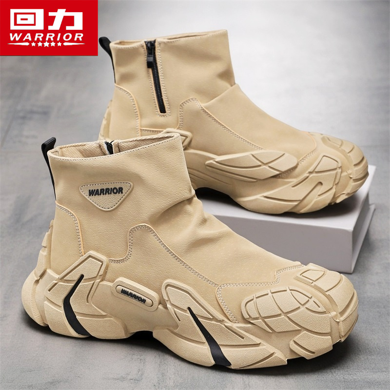 回力官方旗舰店男鞋工装马丁靴子