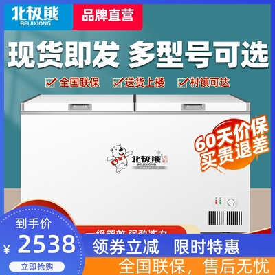 北极熊大冰柜冷柜商用大容量冰箱家用冷藏冷冻保鲜省电单温转换柜