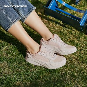 Skechers斯凯奇女鞋增高休闲鞋减震防滑软底运动鞋轻便时尚跑步鞋