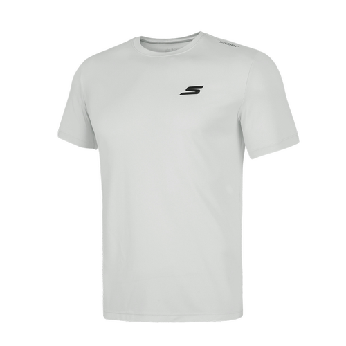 Skechers斯凯奇男子速干休闲T恤上衣轻盈舒适运动服针织圆领短袖