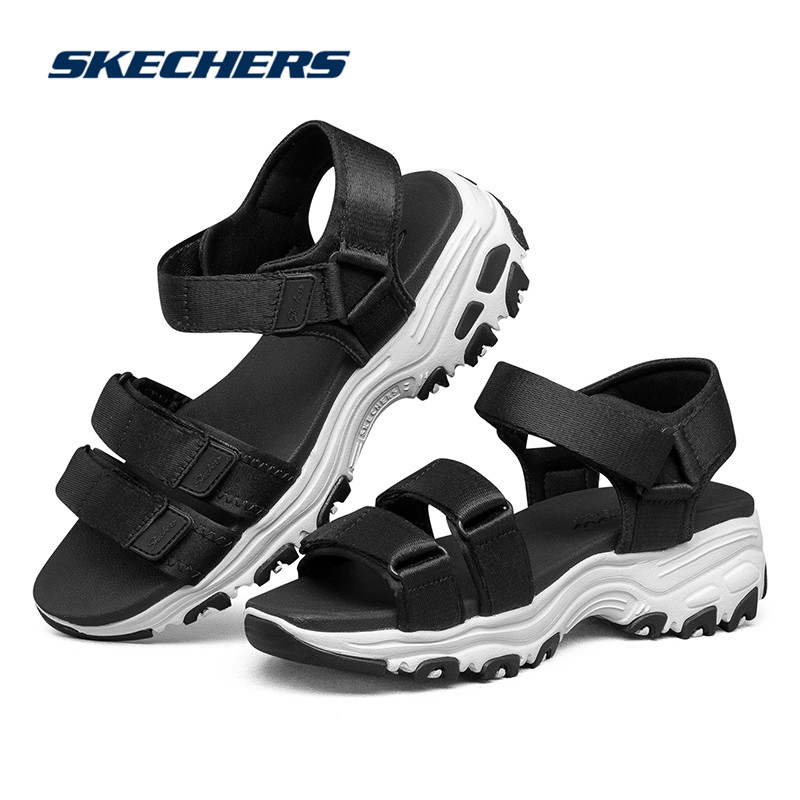 Skechers斯凯奇夏季厚底凉鞋