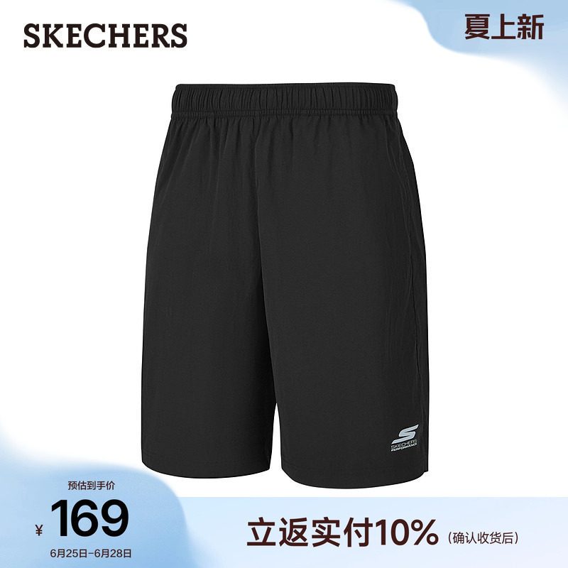 斯凯奇2026夏季新款男款专业慢跑户外短裤透气速干运动裤休闲百搭