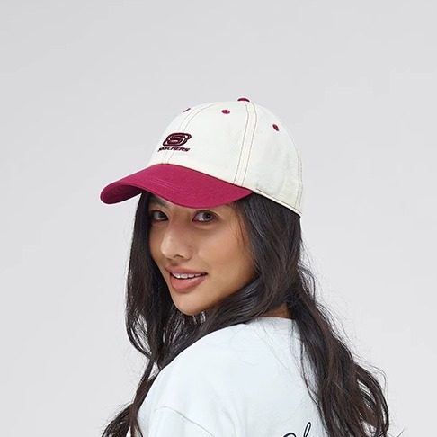 斯凯奇男女款中性运动经典配色时尚适用多场景软顶棒球帽简约活力