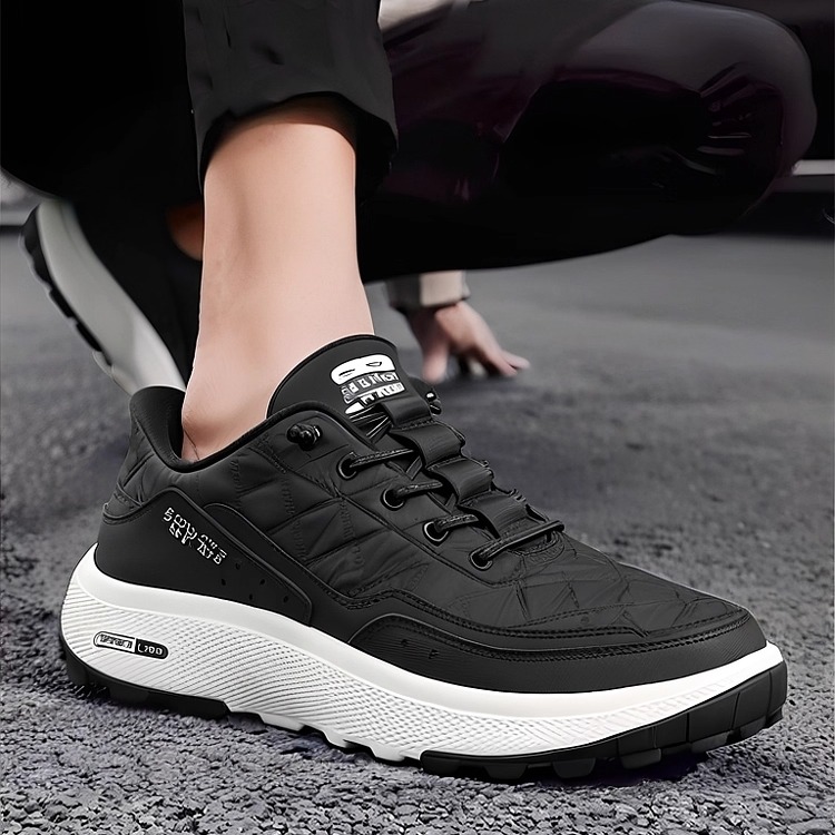 斯凯奇休闲板鞋男闪穿鞋