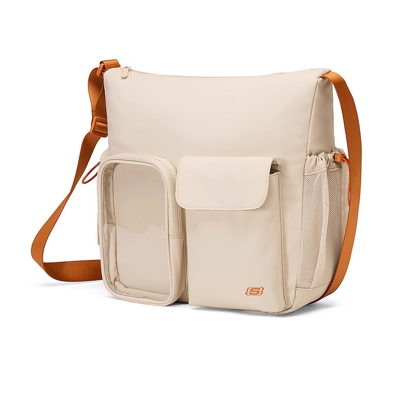 斯凯奇男女同款单肩斜挎包手提包休闲百搭轻便通勤时尚潮流收纳包