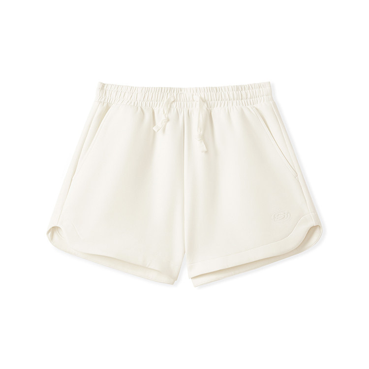 斯凯奇2026年秋季新品女款宽松纯色弹力挺括短裤休闲运动百搭柔软