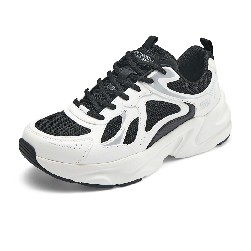 Skechers斯凯奇春夏男鞋时尚复古老爹鞋厚底增高百搭休闲运动鞋