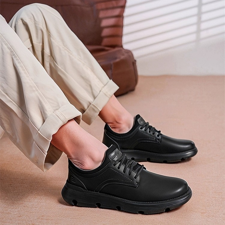 斯凯奇一脚蹬休闲皮鞋