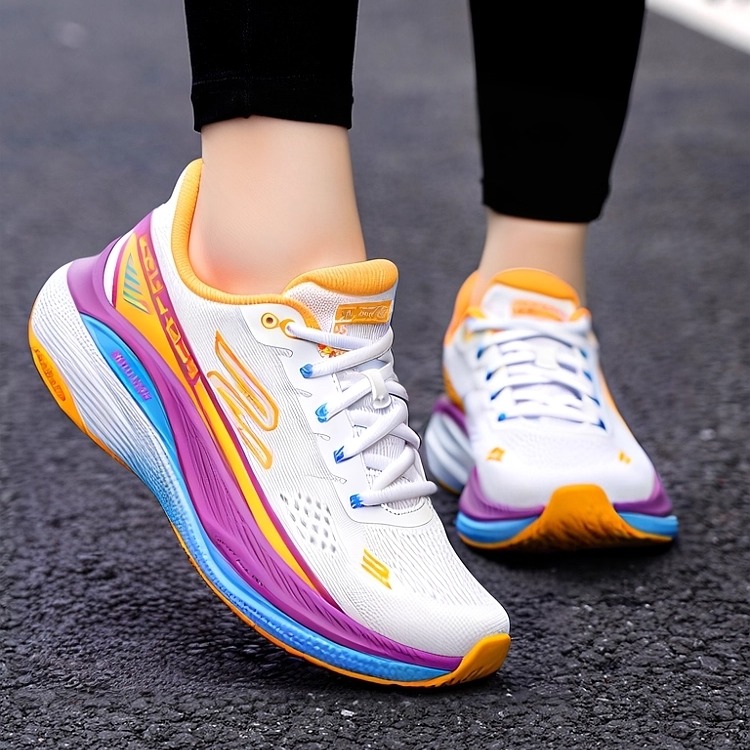 斯凯奇秋季新品专业跑步鞋女款轻质减震针织耐磨防滑时尚128901