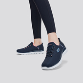 ins系列秋女网面透气一脚蹬休闲运动鞋 闪穿鞋 Skechers斯凯奇slip