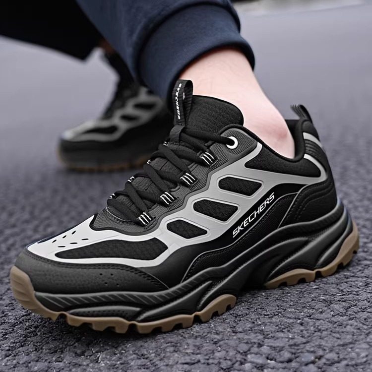 斯凯奇2026年春夏季新款男登山户外鞋厚底增高休闲运动复古老爹鞋
