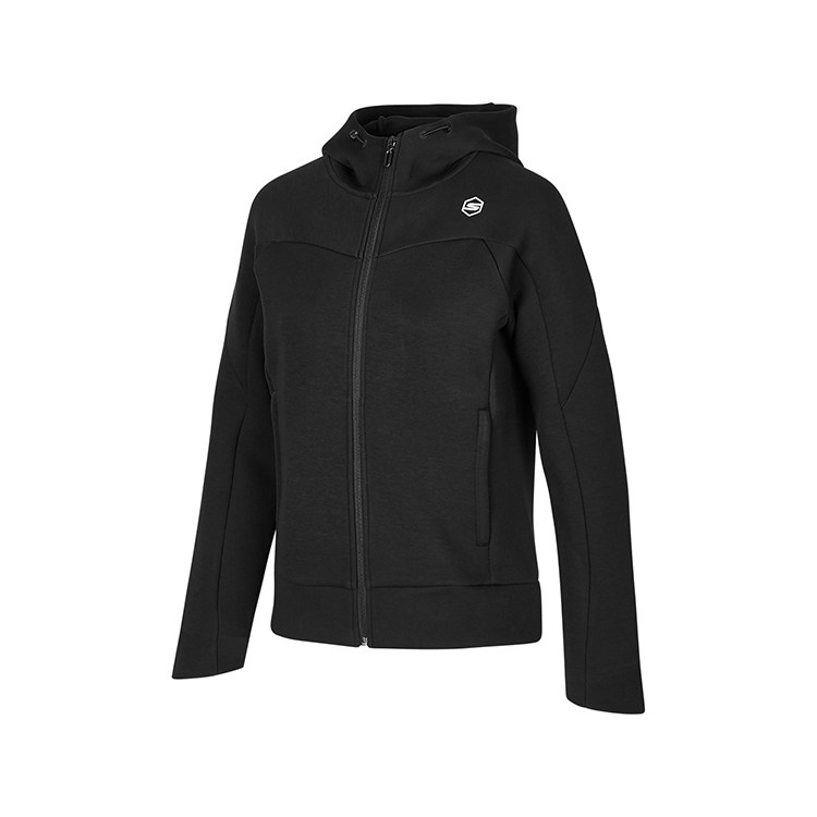 斯凯奇秋季新品女子连帽外套舒适针织面料碳黑色宽松版型潮流搭配,运动服/休闲服装,运动茄克/外套,淘宝优惠券,粉丝福利购,淘宝优惠卷