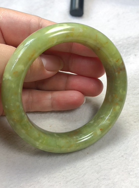 岫玉辽阳手镯54圈口