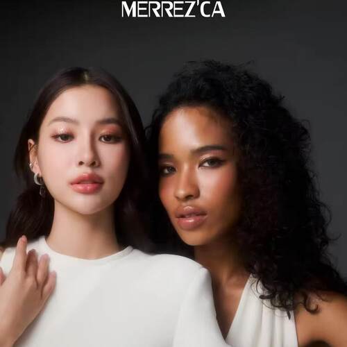 泰国代购MERREZ'CA腮红膏自然轻薄持久显色滋润提升气色遮瑕可爱