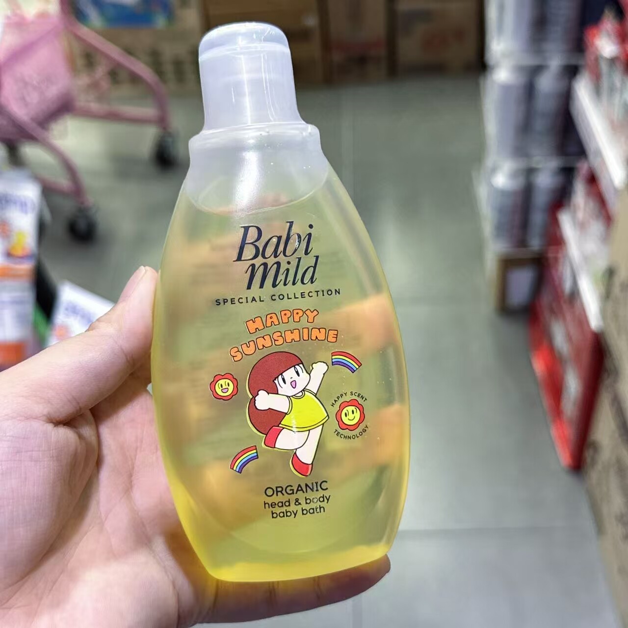 泰国正品babi mild婴儿洗发水儿童沐浴露2合1天然温和保湿不刺激