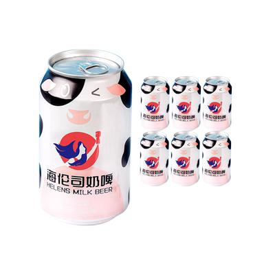 helens海伦司奶啤乳酸菌饮料6罐